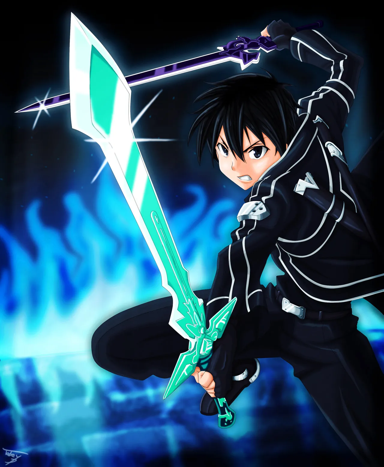 Ảnh Anime Kirito anh hùng bất tử trong thế giới ảo – Sword Art Online