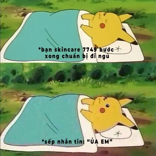 Bật cười sảng khoái với bộ sưu tập ảnh pikachu meme bá đạo