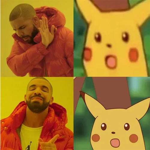 Bật cười sảng khoái với bộ sưu tập ảnh pikachu meme bá đạo