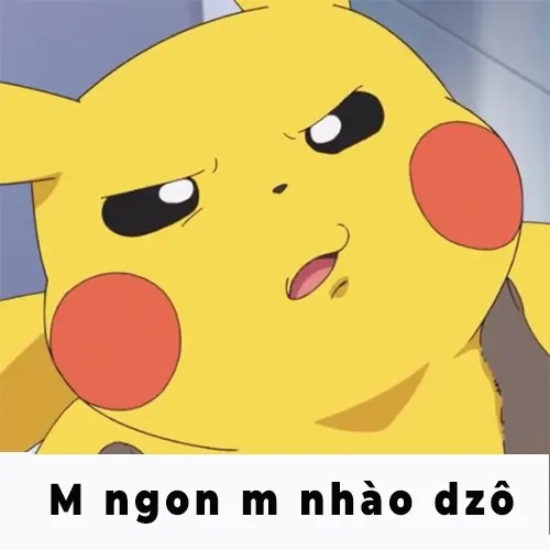 Bật cười sảng khoái với bộ sưu tập ảnh pikachu meme bá đạo