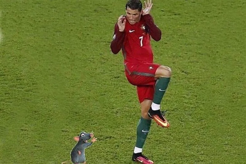 Bộ ảnh của siêu sao bóng đá meme Ronaldo khi gặp gỡ văn hóa meme