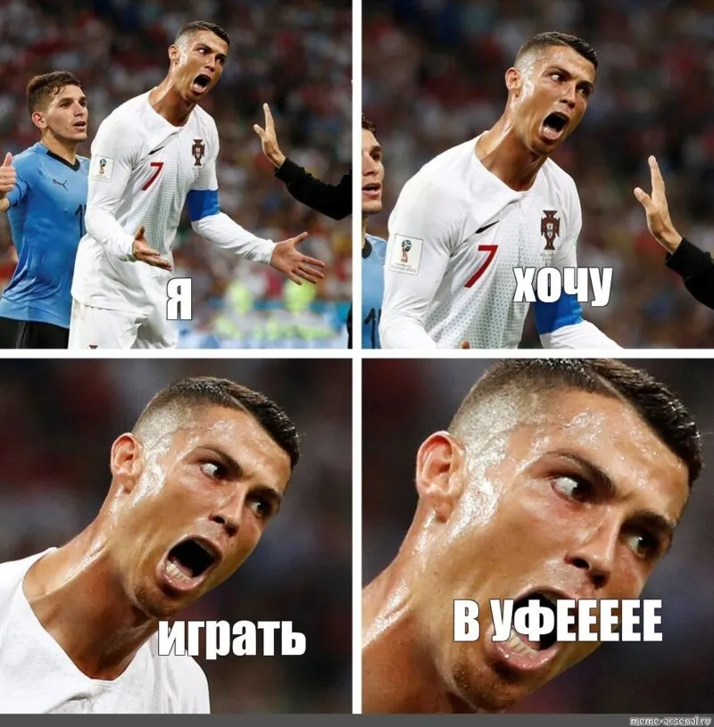 Bộ ảnh của siêu sao bóng đá meme Ronaldo khi gặp gỡ văn hóa meme