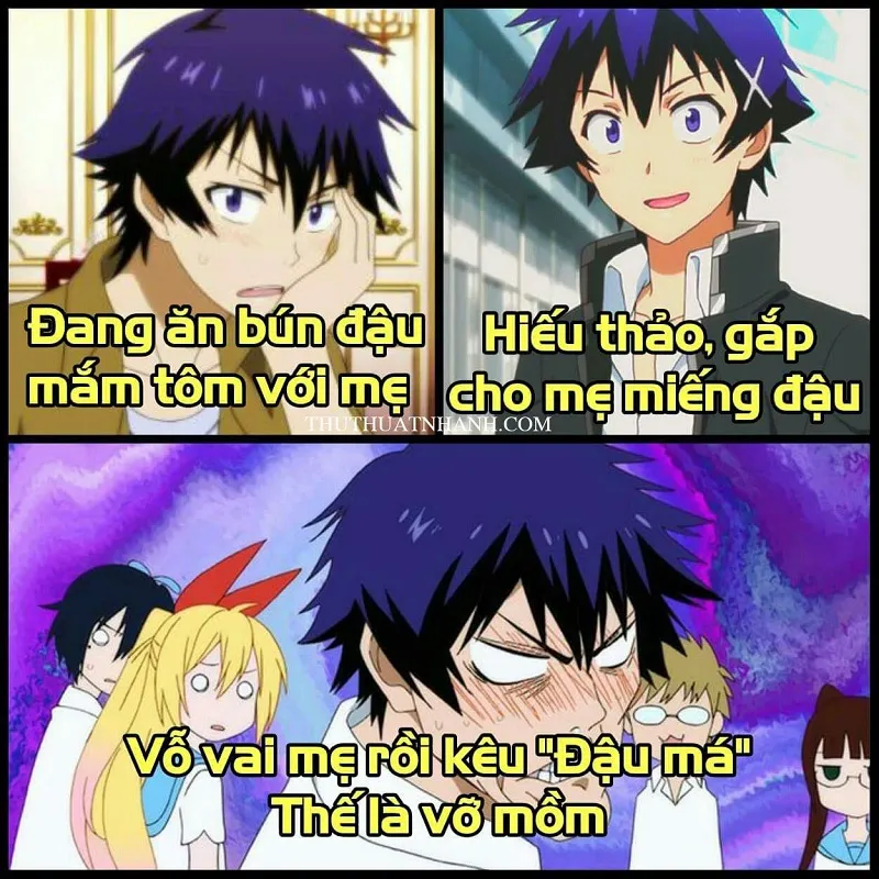 Bộ ảnh meme anime hài hước nhất khiến bạn cười không thể ngừng!