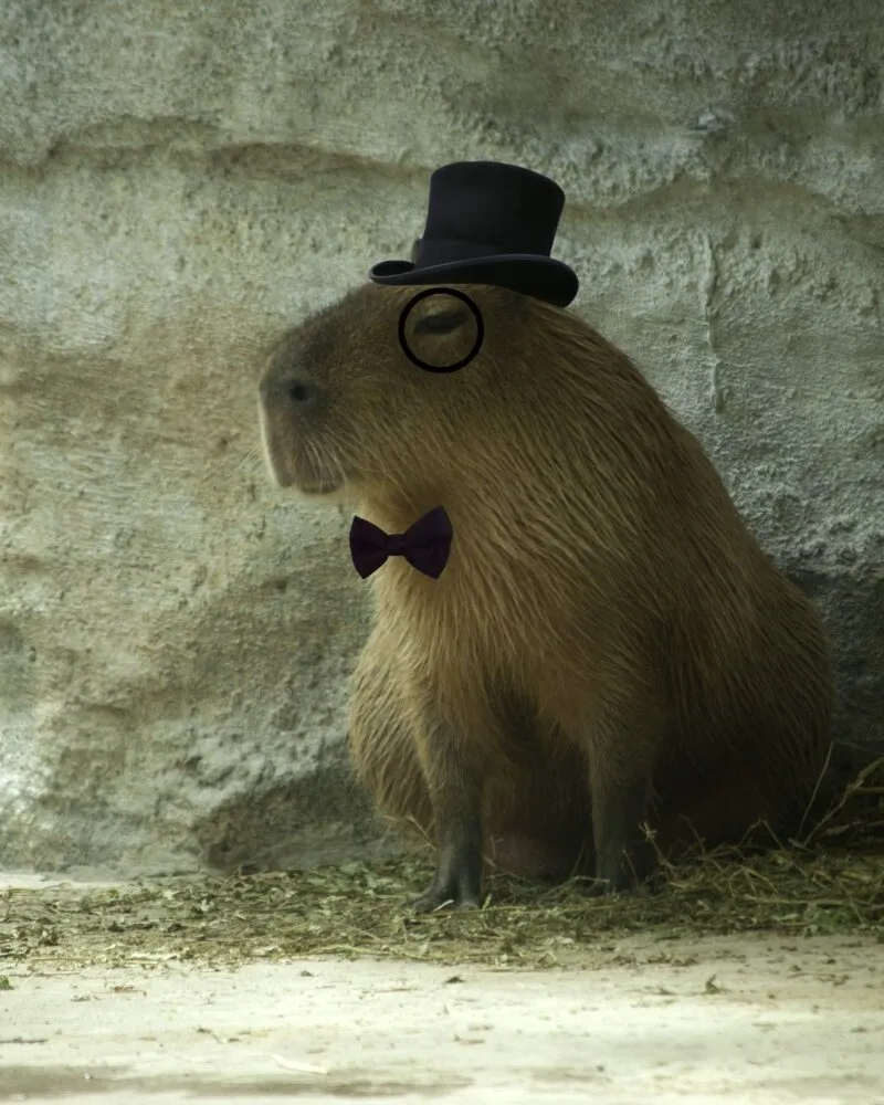 Bộ ảnh meme Capybara biểu cảm ngờ nghệch tạo sự hài hước