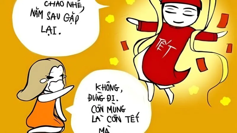 Bộ ảnh meme Tết độc đáo với các tình huống dở khóc dở cười