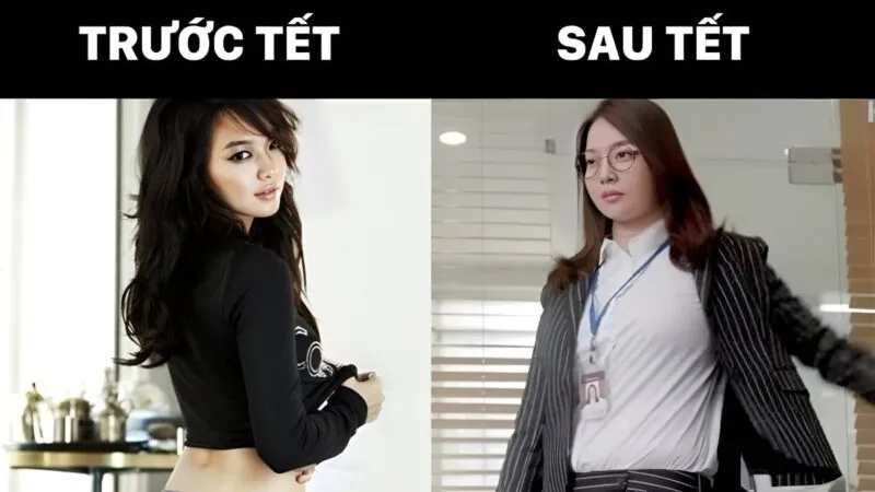 Bộ ảnh meme Tết độc đáo với các tình huống dở khóc dở cười