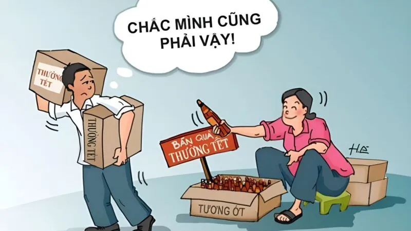 Bộ ảnh meme Tết độc đáo với các tình huống dở khóc dở cười