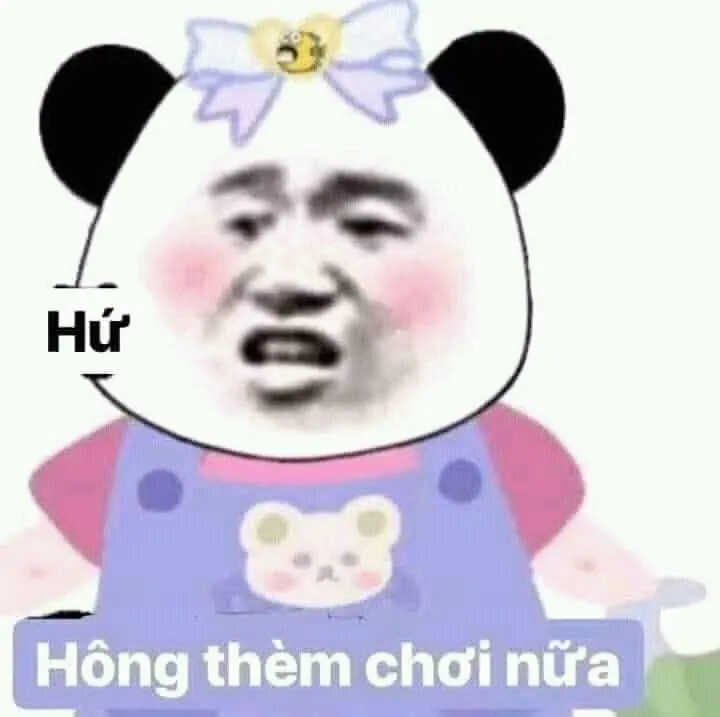 Bộ sưu tập ảnh meme dỗi siêu hài hước cho mọi tâm trạng