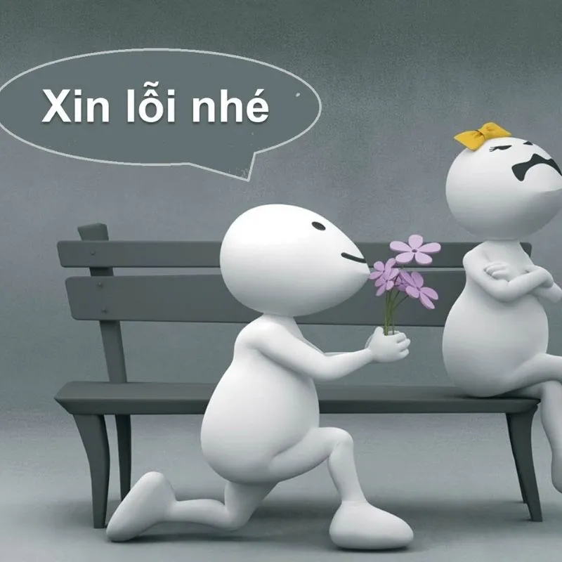 Hình meme xin lỗi hài hước giúp bạn xoa dịu mọi bực tức căng thẳng