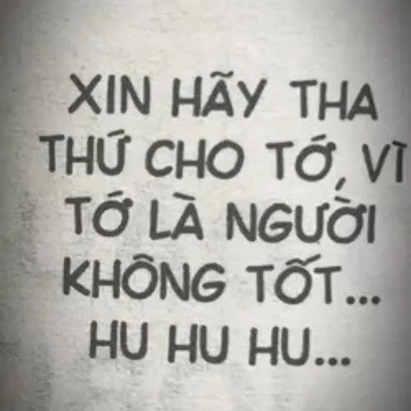 Hình meme xin lỗi hài hước giúp bạn xoa dịu mọi bực tức căng thẳng