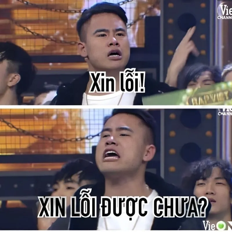 Hình meme xin lỗi hài hước giúp bạn xoa dịu mọi bực tức căng thẳng