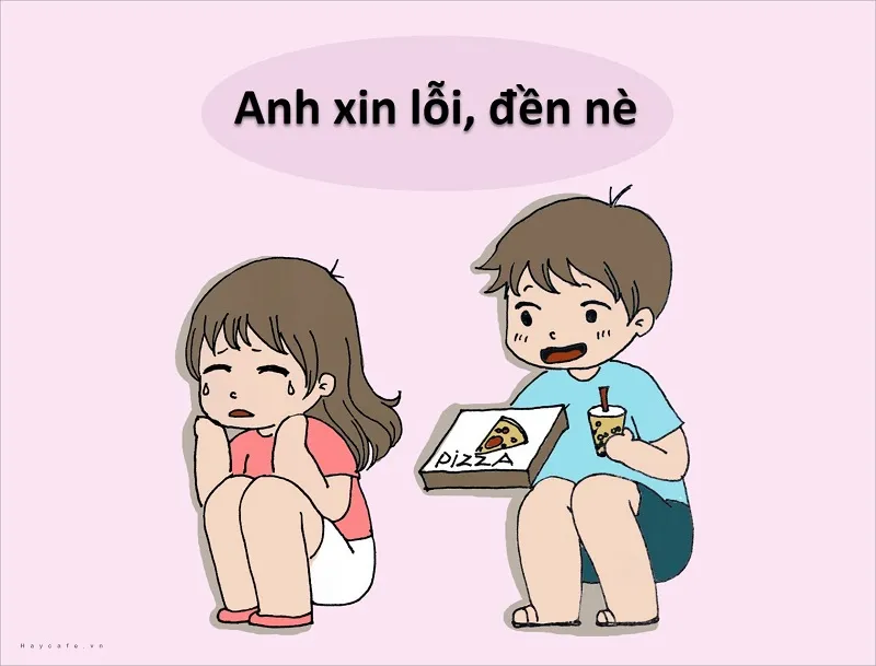 Hình meme xin lỗi hài hước giúp bạn xoa dịu mọi bực tức căng thẳng