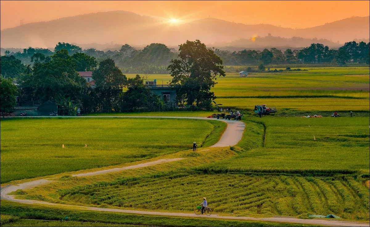 Khám phá phong cảnh làng quê thơ mộng qua những bức ảnh