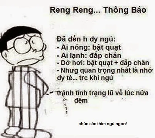 Khi những hình ảnh meme ngủ ngon hài hước nhất thay lời chúc ngủ ngon