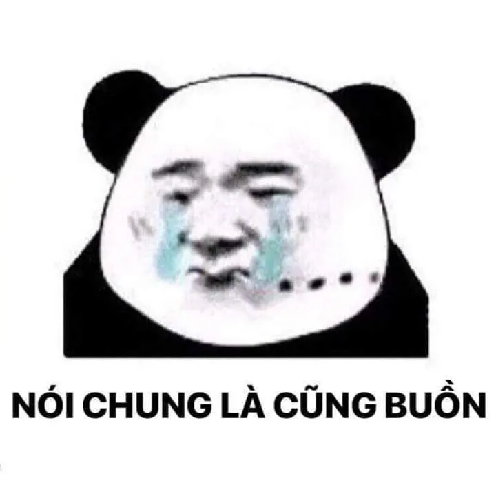 Kho ảnh meme khóc mang nhiều cung bậc cảm xúc buồn khác nhau