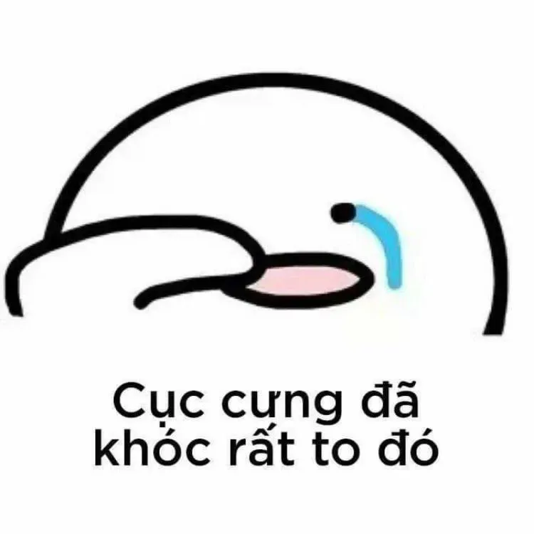 Kho ảnh meme khóc mang nhiều cung bậc cảm xúc buồn khác nhau