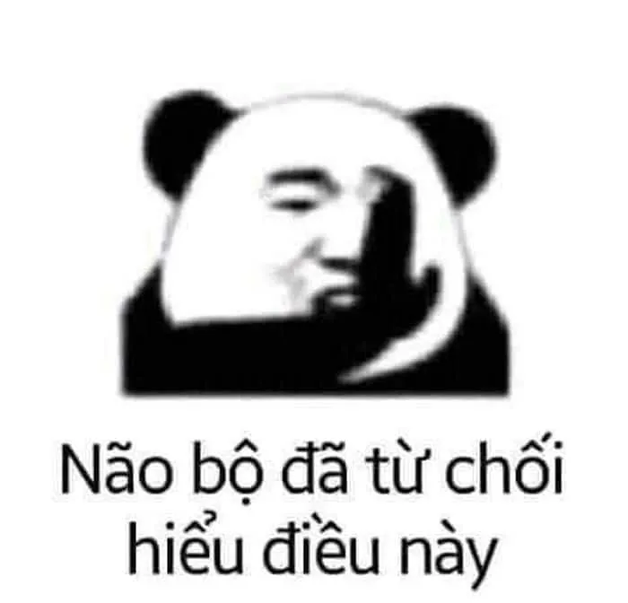 Meme không hiểu với biểu cảm ngơ ngác khi trí óc không load kịp