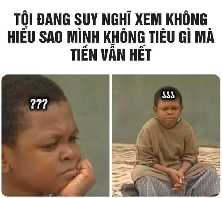 Meme không hiểu với biểu cảm ngơ ngác khi trí óc không load kịp