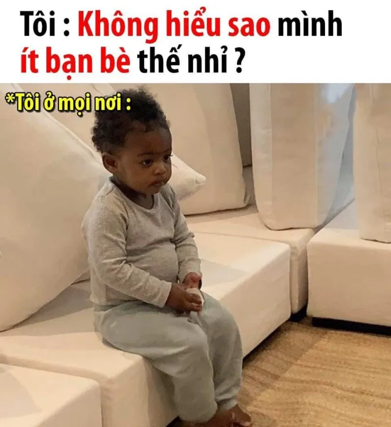 Meme không hiểu với biểu cảm ngơ ngác khi trí óc không load kịp