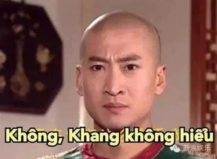 Meme không hiểu với biểu cảm ngơ ngác khi trí óc không load kịp