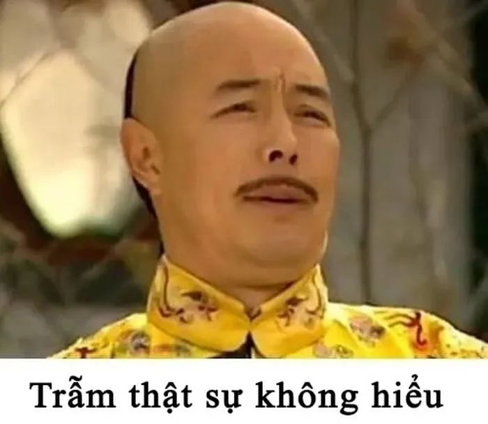 Meme không hiểu với biểu cảm ngơ ngác khi trí óc không load kịp