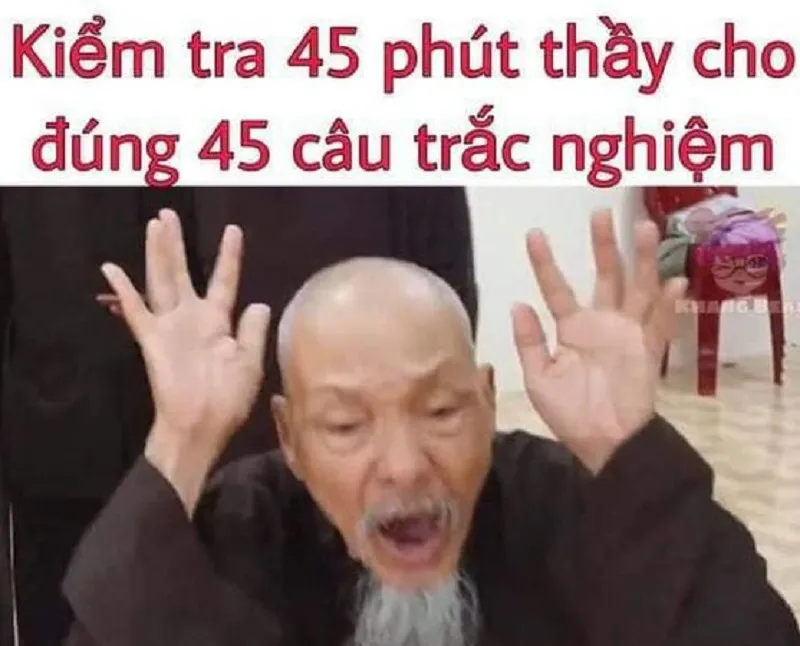 Thầy ông nội meme với bộ ảnh meme hài hước gây bão mạng xã hội