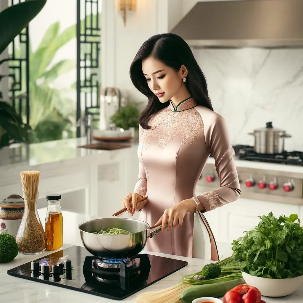 Tổng hợp hình ảnh gái xinh nấu ăn đẹp nhất