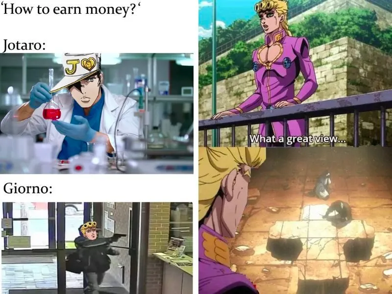 Top 100 ảnh Jojo meme với những pha xử lý bựa của các nhân vật