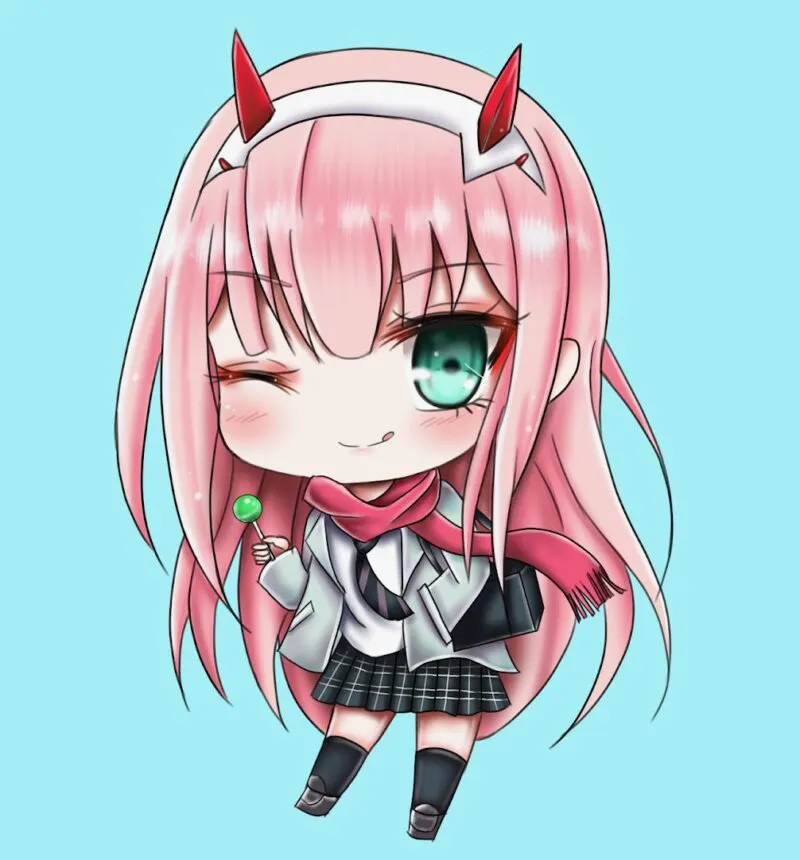 Top 100 hình ảnh chibi zero two dễ thương nhất mọi thời đại