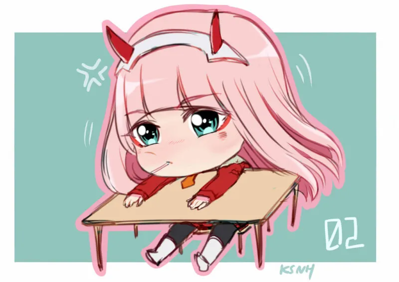 Top 100 hình ảnh chibi zero two dễ thương nhất mọi thời đại