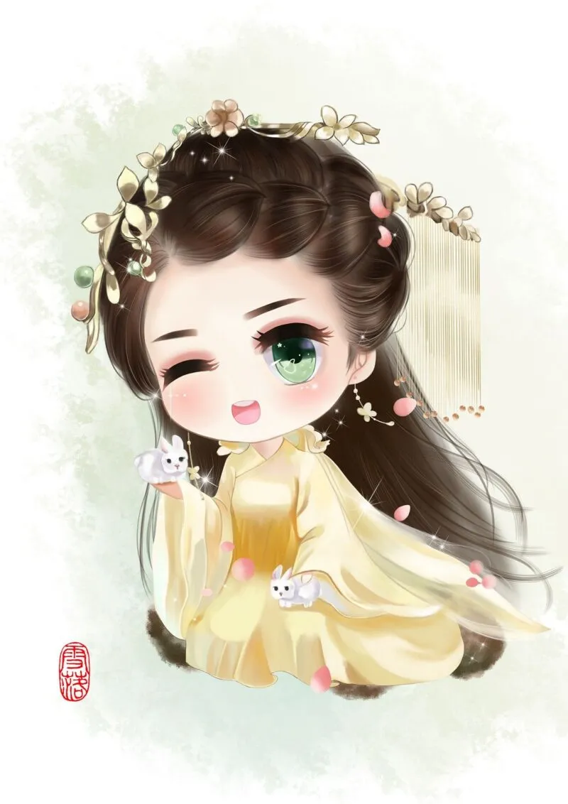 Top 50 ảnh chibi nữ dễ thương, ngầu lòi, cute cho avatar