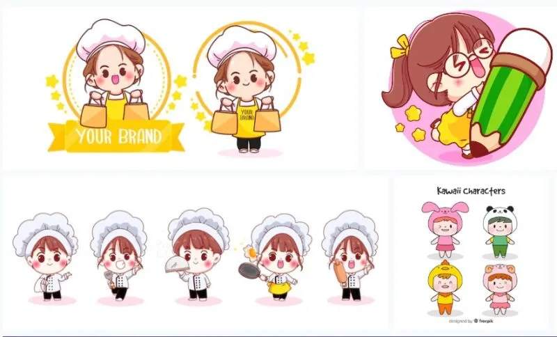 Top 50 ảnh chibi nữ dễ thương, ngầu lòi, cute cho avatar