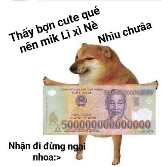 Top 50+ Ảnh meme về tiền. Chế dở khóc dở cười đầy hài hước