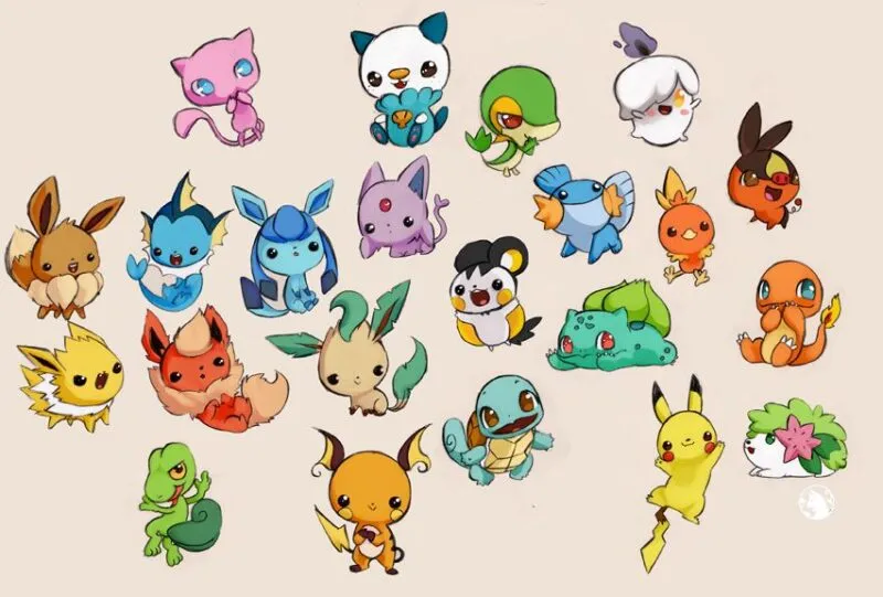 Top 99+ ảnh chibi Pokemon cute đáng yêu làm đốn tim fan hâm mộ