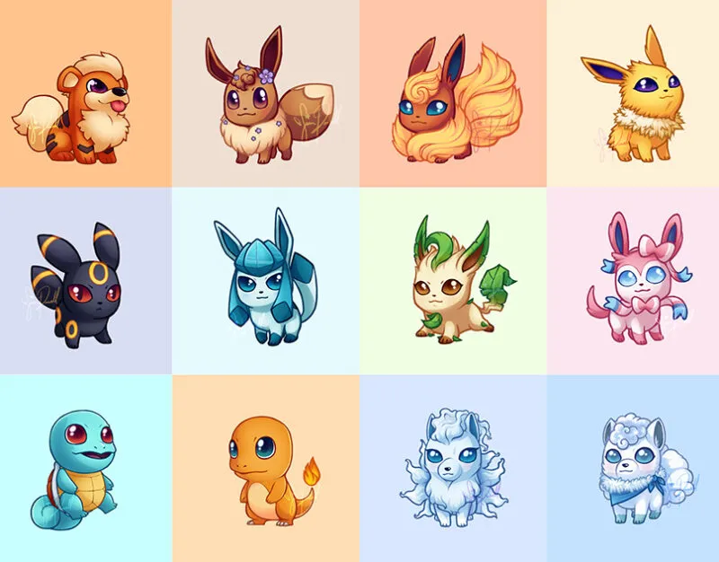 Top 99+ ảnh chibi Pokemon cute đáng yêu làm đốn tim fan hâm mộ