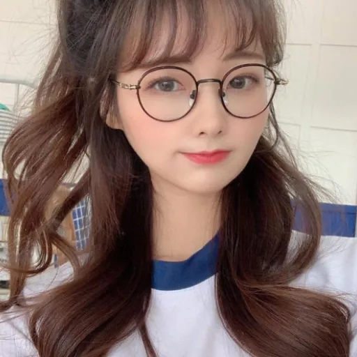 Top 99+ ảnh gái xinh tóc dài đeo kính siêu cute dễ thương