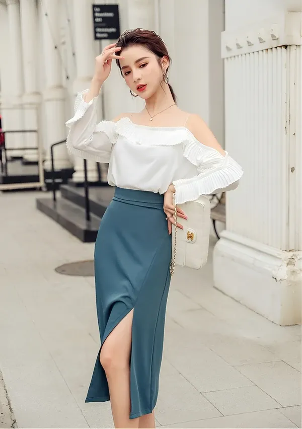 Top ảnh gái xinh mặc áo trễ vai sexy gợi cảm quyến rũ xinh nhất