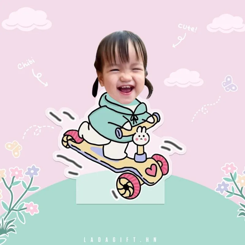 Top những ảnh chibi ghép mặt đẹp cute dễ thương nhất