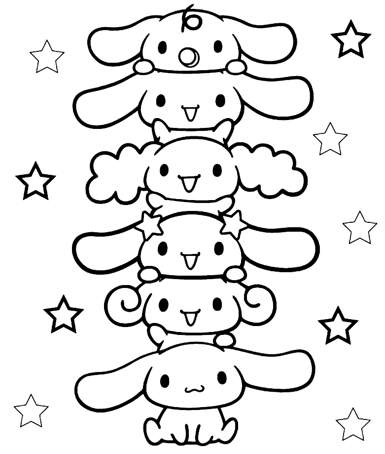 Tranh tô màu cinnamoroll