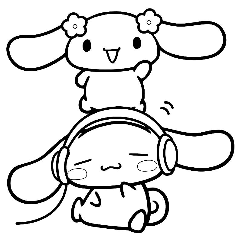 Tranh tô màu cinnamoroll