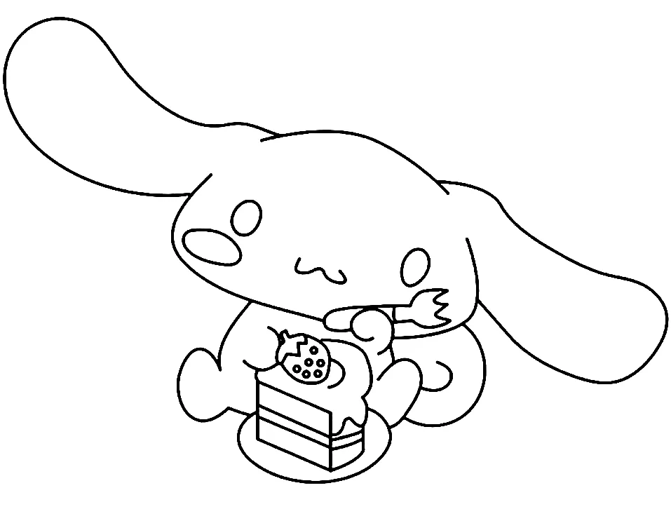 Tranh tô màu cinnamoroll