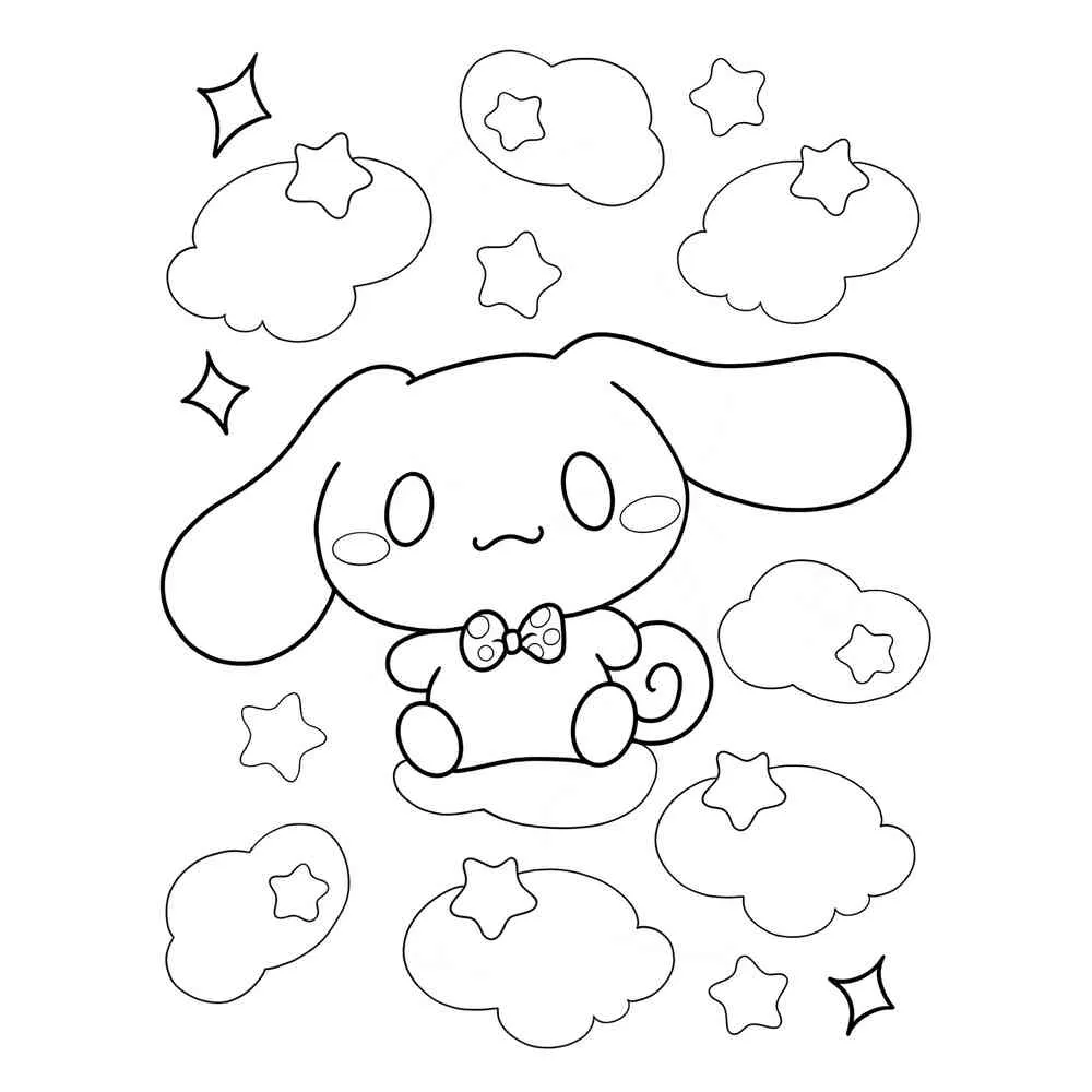 Tranh tô màu cinnamoroll