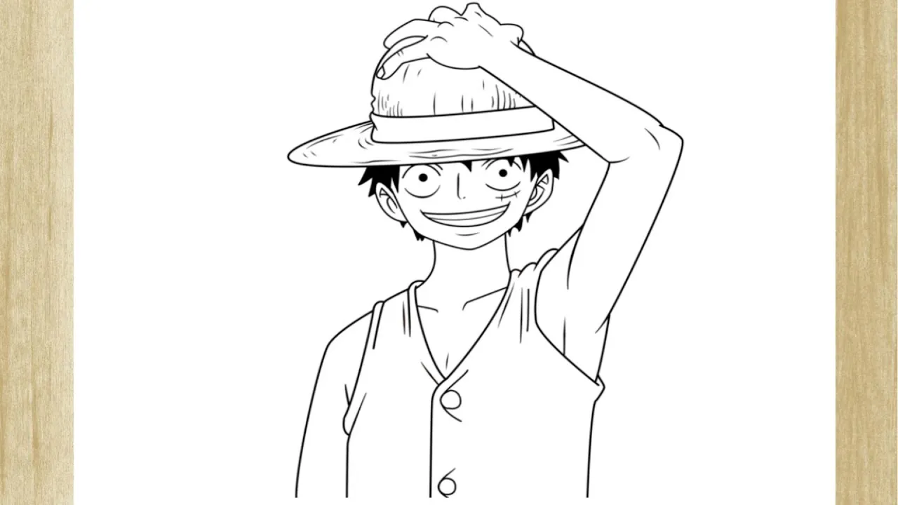 Tranh tô màu one piece siêu ngầu và đẹp cho bé