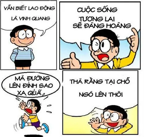 Tuyển tập bộ ảnh Doraemon meme hài hước nhất của chú mèo máy 