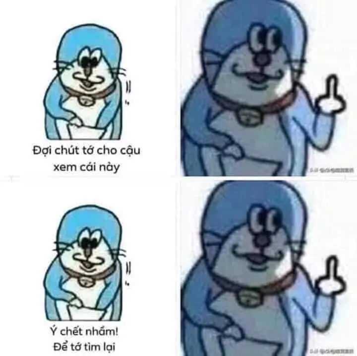 Tuyển tập bộ ảnh Doraemon meme hài hước nhất của chú mèo máy 