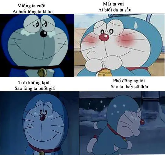 Tuyển tập bộ ảnh Doraemon meme hài hước nhất của chú mèo máy 