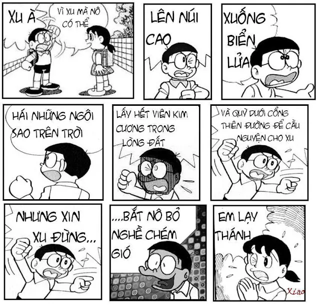 Tuyển tập bộ ảnh Doraemon meme hài hước nhất của chú mèo máy 